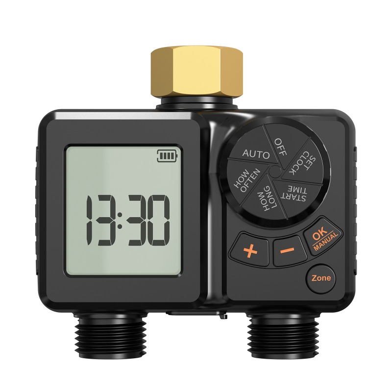 Timer Dual Outlet - USB 5V-aangedreven automatische tuinwater timer met