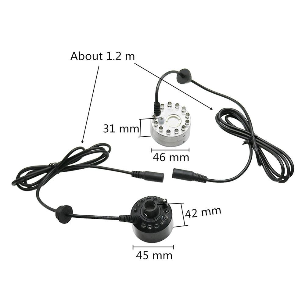 12LED-verstuiver AC100-240V Kl - Terrarium Fogger Ultrasonic recensie en prijs
