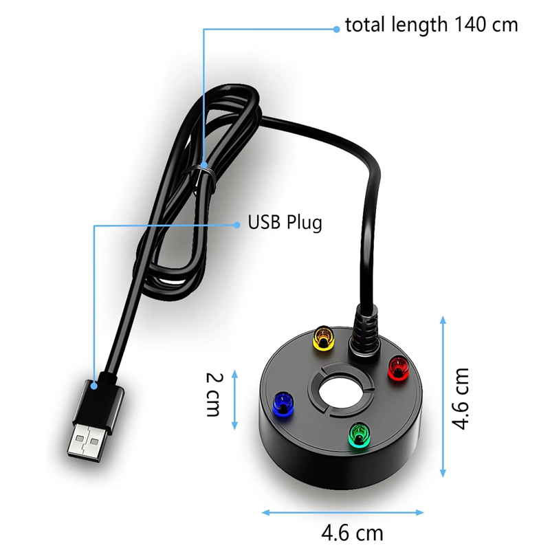 USB 4LED ultrasone mistmaker,  - Terrarium Fogger Ultrasonic recensie en prijs