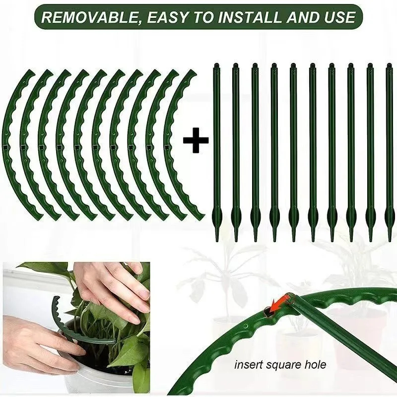 1-9set Plastic Plant Ondersteu - Vine Climbing Plastic recensie en prijs