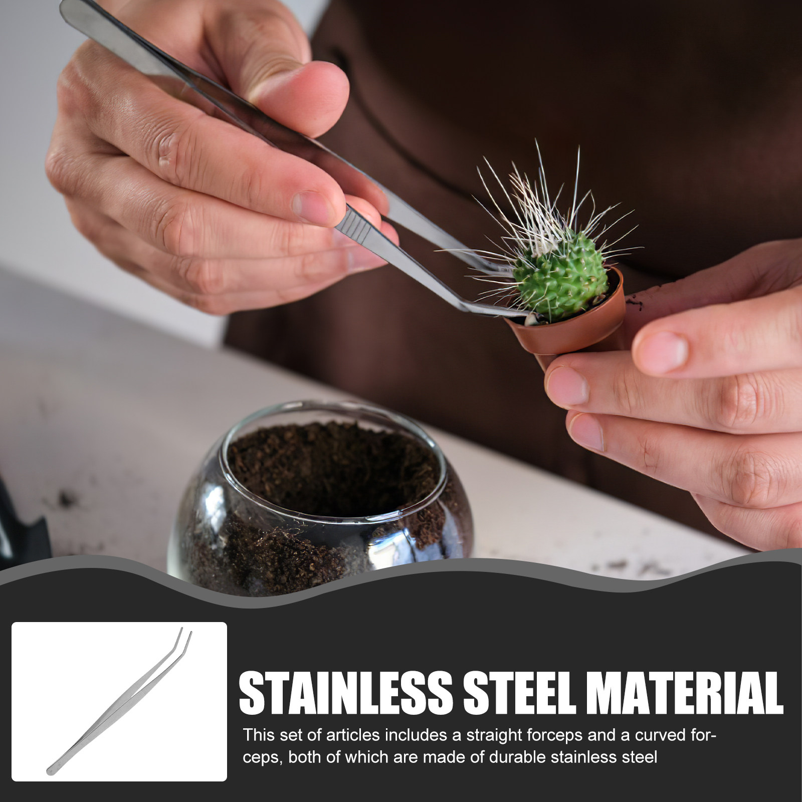 2-delige roestvrijstalen pince - Feeding Tong Stainless recensie en prijs