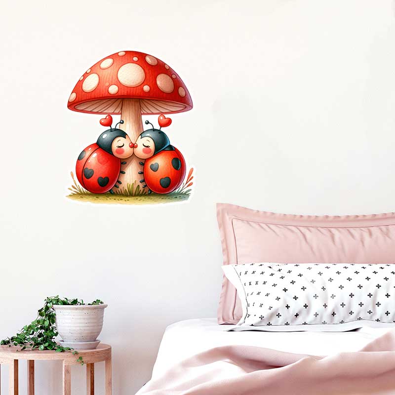 Leuke Lieveheersbeestje Muurst - Pvc Panel Background recensie en prijs