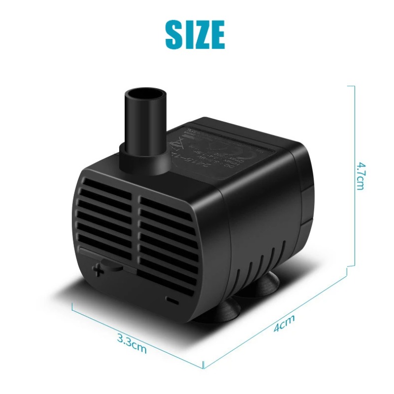 Stille Usb Waterpomp Dc 5V Bor - Terrarium Fogger Ultrasonic recensie en prijs
